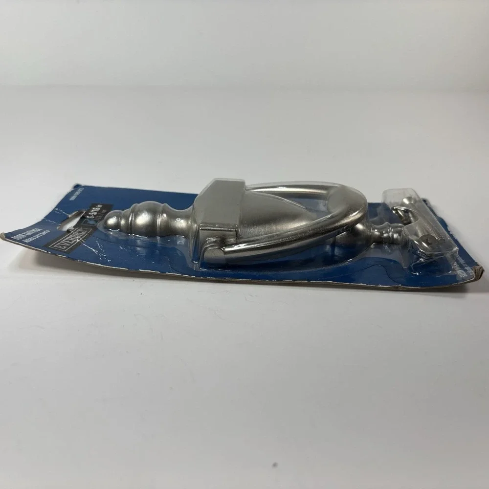 EVERBILT SATIN NICKEL finish DOOR KNOCKER 6-5/16 IN NWT